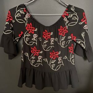 Candies Peplum Blouse